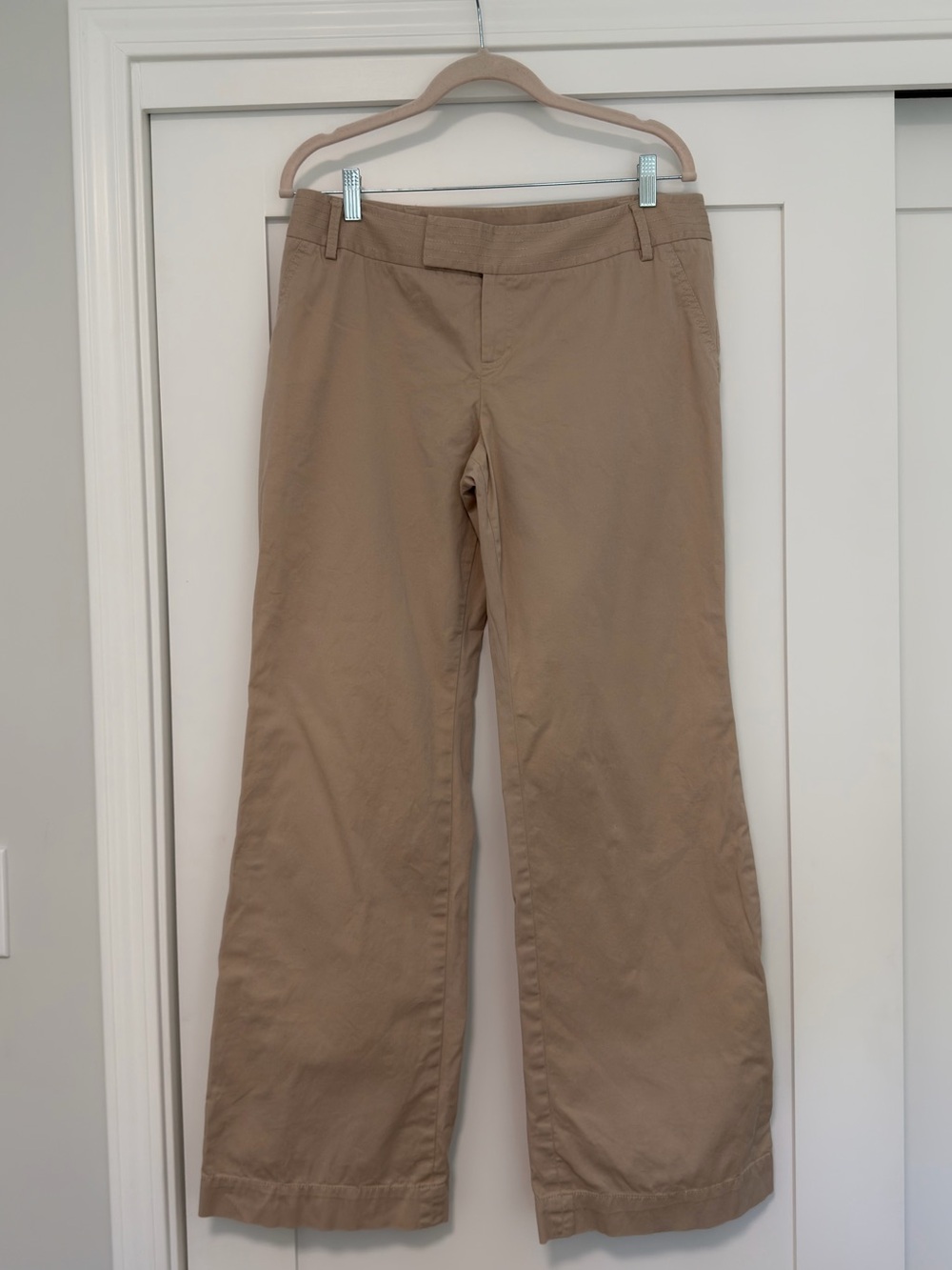 Wide-Leg Low-Rise Pants